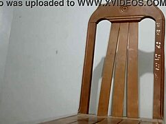 Caught girlfriend exposing through glass, fucked her hard for punishment