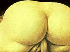 vintage erotic drawings of big asses and tits