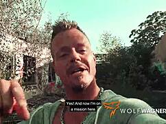 Harleen Van Rides His Big Dick On The Grass In Full Outdoor Scene