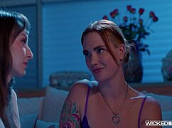 teen milf lesbians kiss and scissor in breadcrumbs episode 3