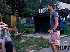 Опитен мъж задоволява руса приятелка за пари!