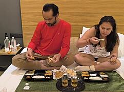 Step daughter fuck with step dad sucking big dick riding on monster cock