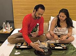 Step daughter fuck with step dad sucking big dick riding on monster cock