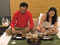 Step daughter fuck with step dad sucking big dick riding on monster cock