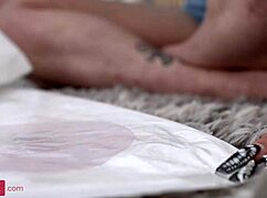 alice moon - busty girlfriend plays with boyfriend after twister