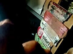 guy jerks off for his girlfriend and shoots a huge load