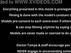 Doctor-Tampa gives freshman a mandatory hitachi orgasm