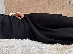 Arab teen without panties, ready for big cock?