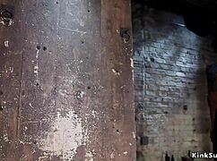 Slim Long-Legged Babe Undergoes Intense Slave Training