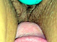 Up Close Latina Wife With Cumshot Pussy