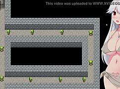 I'm offering my hole to the shrine maiden feeder in this ero-dungeon adventure, part 1 true ending