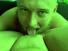 Watch this blue-eyed girl moan as he eats her pussy to orgasm!