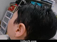 Young Amateur Thief Gets Dominated By Cop In Strip Search And Fucked In Office - Lifterx