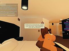 in roblox porn blacked, a threesome with anal and big cocks unfolds