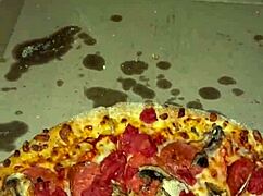 Saudi Arabian Teen Masturbates with Food in LA