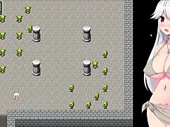 I'm offering my hole to the shrine maiden feeder in this ero-dungeon adventure, part 1 true ending