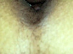 hairy creamy pussy wife gets fucked with big cock