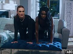 obedient milf wife siri dahl and ebony friend serve perverted husband