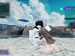 In The Outdoor Hot Spring With An Asian Baddie Sex With A Follower 9 Session