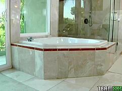 Beautiful Brunette Ahslyn Rae Takes Off Her Silhouette Nighties And Masturbates