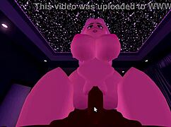 The blonde bitch rides the big black cock in a hardcore session.