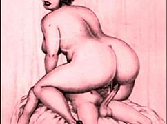 Vintage Erotic Drawings: A Collection Of Retro Vintage Antique Art Featuring Erotic And Hairy Themes
