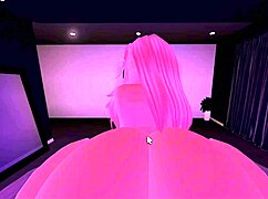 The blonde bitch rides the big black cock in a hardcore session.