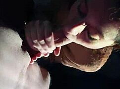 Giving my little 18+ stepsis a double facial, casual story