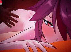 the girl feels hot in this personal moment