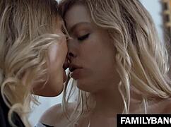 Cute Schoolgirls Blair Williams and Giselle Palmer Share Intense Lesbian Tribbing and Orgasms