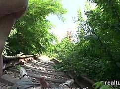 Enchanting czech cutie gets seduced in shopping center and fucked in pov