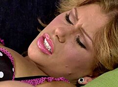 the bald man chats with the bald exotic woman