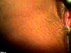 Big booty red bone enjoys a relaxing day at home