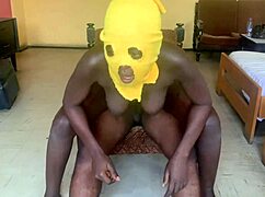 I watch this sloppy deepthroat with loud gulping, leg lock, cum in throat for Jojo's Jolyne.