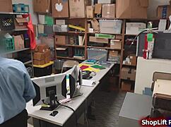 The redhead thief gets her pussy rammed by the lp officer in this intense scene.