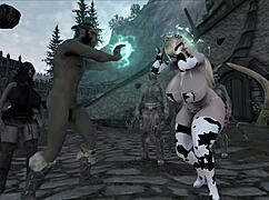 elves and orcs in fantasy adventure