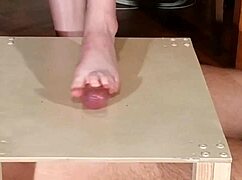Domina Bare Feet Cock Stomping & Footjob Pt1 Hd