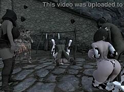 elves and orcs in fantasy adventure