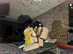 Peach Temptingly Offers Head In The Other Castle During Sex With A Follower 20