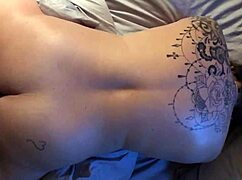 Jumper247 gets bent over for doggystyle fucking with tattoo