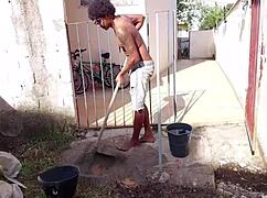 Milf Paying Handyman With Ass And Squirt From Ass Fuck