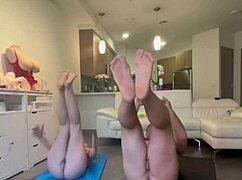 After Intense Naked Workout, Suck Thick Cock In Shower