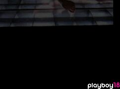 Big Natural Babe Pilar Lastra Strips In Shower