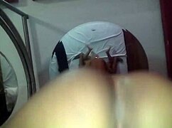 Standing sex and carrying the cheating wife making her scream rough in missionary