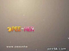 Beautiful Centerfold BURSTS with Warm Pee in Narrowed Pussy