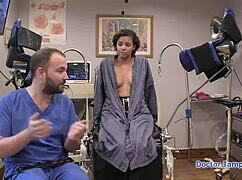 Sister-in-law sees me naked and gets excited. She couldn't resist, sat on my cock for anal until I cum in her tight little ass.