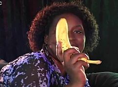 Second banana introduction with big natural tits and dirty talk