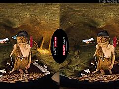 Reality Lovers Exploring A Cave In 10,000 BC