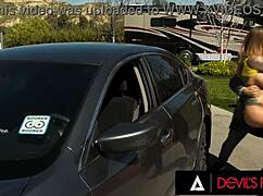 devils film - big titties hot babe karma rx gets her tight pussy pounded after naughty car ride
