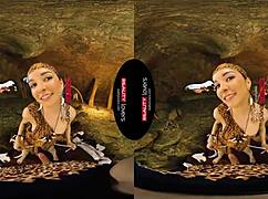 Reality Lovers Exploring A Cave In 10,000 BC